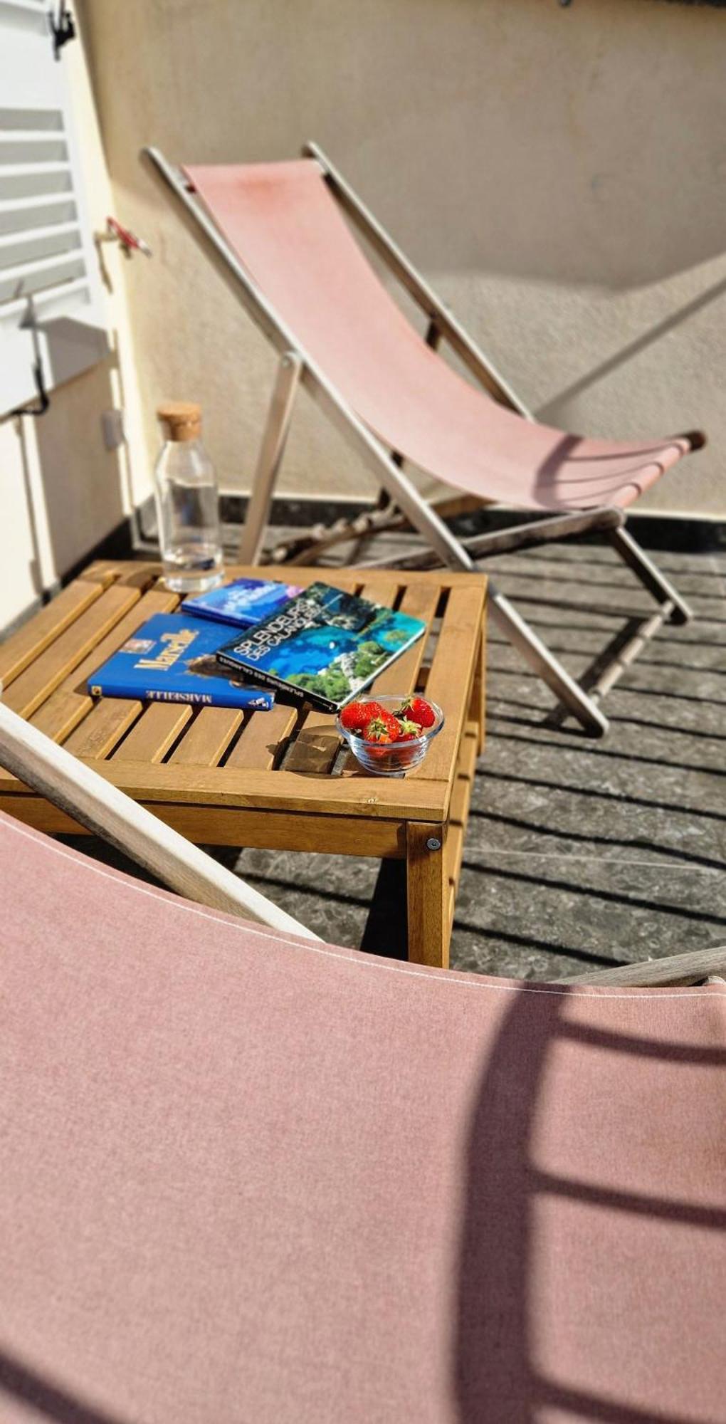 Terrasse - Hyper Centre - 2 Chambres - Parking Gratuit - Calme & Lumineux - Arrivee Autonome Marseilles Buitenkant foto